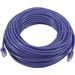 Monoprice FLEXboot Series Cat6 24AWG UTP Ethernet Network Patch Cable, 100ft Purple - 100 ft Category 6 Network Cable for Network Device - First End: 1 x RJ-45 Network - Male - Second End: 1 x RJ-45 Network - Male - Patch Cable - Gold Plated Contact - 24 