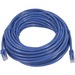 Monoprice FLEXboot Series Cat5e 24AWG UTP Ethernet Network Patch Cable, 50ft Blue - 50 ft Category 5e Network Cable for Network Device - First End: 1 x RJ-45 Network - Male - Second End: 1 x RJ-45 Network - Male - Patch Cable - Gold Plated Contact - 24 AW