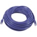 Monoprice FLEXboot Series Cat5e 24AWG UTP Ethernet Network Patch Cable, 50ft Purple - 50 ft Category 5e Network Cable for Network Device - First End: 1 x RJ-45 Network - Male - Second End: 1 x RJ-45 Network - Male - Patch Cable - Gold Plated Contact - 24 