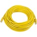 Monoprice FLEXboot Series Cat5e 24AWG UTP Ethernet Network Patch Cable, 50ft Yellow - 50 ft Category 5e Network Cable for Network Device - First End: 1 x RJ-45 Network - Male - Second End: 1 x RJ-45 Network - Male - Patch Cable - Gold Plated Contact - 24 