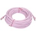 Monoprice FLEXboot Series Cat5e 24AWG UTP Ethernet Network Patch Cable, 75ft Pink - 75 ft Category 5e Network Cable for Network Device - First End: 1 x RJ-45 Network - Male - Second End: 1 x RJ-45 Network - Male - Patch Cable - Gold Plated Contact - 24 AW