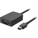 Microsoft Mini DisplayPort to VGA Adapter - 9.20" Mini DisplayPort/VGA Video Cable for Video Device, Monitor, Projector - First End: 1 x Mini DisplayPort Digital Audio/Video - Male - Second End: 1 x 15-pin HD-15 - Female - Black