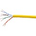 Monoprice Cat. 6 UTP Network Cable - 1000 ft Category 6 Network Cable for Network Device - First End: Bare Wire - Second End: Bare Wire - 23 AWG - Yellow