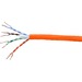 Monoprice Cat. 5e UTP Network Cable - 1000 ft Category 5e Network Cable for Network Device - First End: Bare Wire - Second End: Bare Wire - 24 AWG - Orange