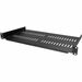 StarTech.com 1U Vented Server Rack Cabinet Shelf - Fixed 10in Deep Cantilever Rackmount Tray for 19" Data/AV/Network Enclosure w/Cage Nuts - 1U 19in vented server rack cabinet shelf/rackmount cantilever tray 10in deep - Universal fit in existing EIA/ECA-3