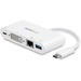 StarTech.com USB C Multiport Adapter to DVI-D (Digital) Video - 60W PD Passthrough/GbE/USB-A - Portable USB Type-C/Thunderbolt 3 Mini Dock - USB-C multiport adapter w/ DVI-Digital video 1920x1200 / 1080p (single link)/GbE/5Gbps USB-A port - USB bus powere