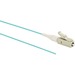 Panduit NetKey Fiber Optic Simplex Patch Network Cable - 3 ft Fiber Optic Network Cable for Network Device - First End: 1 x LC Network - Male - Patch Cable - Aqua - 1