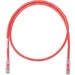 Panduit NetKey Cat.6a F/UTP Patch Network Cable - 3 ft Category 6a Network Cable for Network Device - First End: 1 x RJ-45 Network - Male - Second End: 1 x RJ-45 Network - Male - Patch Cable - Red - 1