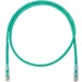 Panduit NetKey Cat.6 U/UTP Patch Network Cable - 5 ft Category 6 Network Cable for Network Device - First End: 1 x RJ-45 Network - Male - Second End: 1 x RJ-45 Network - Male - Patch Cable - 24 AWG - Green - 1