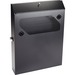 Black Box Low-Profile Vertical Wallmount Cabinet - 2U, 24" D Equipment - For LAN Switch, Patch Panel - 2U Rack Height x 19" Rack Width x 24" Rack Depth - Wall Mountable - Black Powder Coat - Steel, Mesh - 200 lb Maximum Weight Capacity - TAA Compliant