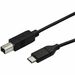 StarTech.com 3m 10 ft USB C to USB B Printer Cable - M/M - USB 2.0 - USB C to USB B Cable - USB C Printer Cable - USB Type C to Type B Cable - Connect USB 2.0 USB-B devices to your USB-C or Thunderbolt 3 computer - 10ft USB B Cable - 10 ft USB C to USB B 