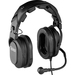 Telex Dual-sided Headset with Flexible Dynamic Boom Mic - XLR - Wired - 150 Ohm - 100 Hz - 3 kHz - Over-the-ear - Dynamic, Noise Cancelling Microphone - Black