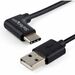 StarTech.com 1m 3ft USB to USB C Cable - Right Angle USB Cable - M/M - USB 2.0 Cable - USB Type C - USB A to USB C Cable - Connect your USB Type-C devices to your computer, with the cable out of the way - 3 ft Right Angle USB Cable - USB Type C - 3ft USB 