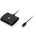 IOGEAR USB-C Smart Card Reader (TAA compliant) - Contact - Cable - USB Type C - Black - TAA Compliant