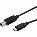 StarTech.com 0.5m USB C to USB B Printer Cable - M/M - USB 2.0 - USB C to USB B Cable - USB C Printer Cable - USB Type C to Type B Cable - Connect USB 2.0 USB-B devices to your USB-C or Thunderbolt 3 computer - 0.5m USB B Cable - 0.5m USB C to USB B Cable