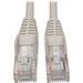 Tripp Lite Cat5e 350 MHz Snagless Molded UTP Patch Cable (RJ45 M/M), White, 6 ft. - 6 ft Category 5e Network Cable for Computer, Server, Printer, Photocopier, Router, Blu-ray Player, Switch - First End: 1 x RJ-45 Network - Male - Second End: 1 x RJ-45 Net