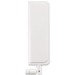 Taoglas Apex White Hinged TG.30 Ultra-Wideband 4G LTE Antenna - 698 MHz to 960 MHz, 1575.42 MHz, 1710 MHz to 2700 MHz - 3 dBi - Cellular Network, Outdoor, Wireless Data Network - White - Omni-directional - SMA Connector