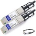 AddOn Huawei 02310MUG-AO Compatible TAA Compliant 40GBase-CU QSFP+ to QSFP+ Direct Attach Cable (Passive Twinax, 1m) - 100% compatible and guaranteed to work