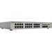 Allied Telesis L3 Switch with 24 x 10/100/1000T Ports and 4 x 100/1000X SFP Ports - 24 Ports - Manageable - 3 Layer Supported - Modular - 4 SFP Slots - Optical Fiber, Twisted Pair - Wall Mountable