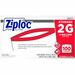 Ziploc® 2-Gallon Storage Bags - Extra Large Size - 2 gal - Clear - 100/Carton - 100 Per Carton - Food
