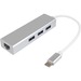 DIAMOND USB/Ethernet Combo Hub - External - 3 USB Port(s) - 1 Network (RJ-45) Port(s) - 3 USB 3.0 Port(s) - Mac, Chrome OS