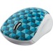 Verbatim Wireless Notebook Multi-Trac Blue LED Mouse - Diamond Pattern Blue - Blue LED - Wireless - USB Type A - Scroll Wheel