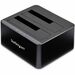 StarTech.com Dual-Bay USB 3.0 to SATA Hard Drive Docking Station, 2.5/3.5" SATA I/II/III, SSD/HDD Dock, USB Hard Drive Bays, Top-Loading - Dual-Bay Hard Drive Dock for 2.5" / 3.5" SATA Drives; SATA I/II/III HDD/SSD; USB 3.2 Gen 1 (5 Gbps) Host Connection;
