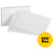 Oxford Printable Index Card - White - 10% Recycled Content - 5" x 8" - 85 lb Basis Weight - 500 / Box - SFI