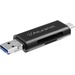 Aluratek USB 3.1 / Type-C / Micro USB OTG (On-The-Go) SD and Micro SD Card Reader - SD, microSD - USB 3.1 Type C, USB 3.1, Micro USBExternal