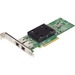 Lenovo ThinkSystem Broadcom NX-E PCIe 10Gb 2-Port Base-T Ethernet Adapter - PCI Express 3.0 x8 - 2 Port(s) - 2 - Twisted Pair - 10GBase-T - Plug-in Card