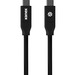 Kanex USB-C to C Certified Charging Cable - 6 ft USB Data Transfer Cable for MacBook Pro, Notebook, MacBook, Smartphone, Chromebook, Wall Charger - First End: 1 x USB 2.0 Type C - Male - Second End: 1 x USB 2.0 Type C - Male - 480 Mbit/s - Black