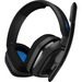 Astro A10 Headset - Stereo - Mini-phone (3.5mm) - Wired - 32 Ohm - 20 Hz - 20 kHz - Over-the-ear, Over-the-head - Binaural - Circumaural - Blue, Gray