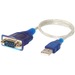 Sabrent USB 2.0 To Serial DB9 Male (9 Pin) RS232 Cable Adapter - 1 ft Serial/USB Data Transfer Cable for Cellular Phone, PDA, Digital Camera, Modem - First End: 1 x USB 2.0 Type A - Male - Second End: 1 x 9-pin DB-9 RS-232 Serial - Male - 50