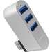 Sabrent Premium 3-Port Aluminum Mini USB 3.0 Rotatable Hub [90°/180° Degree Rotatable] - USB - External - 3 USB Port(s) - 3 USB 3.0 Port(s) - Mac, PC, Linux