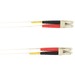 Black Box Fiber Optic Duplex Patch Network Cable - 9.80 ft Fiber Optic Network Cable for Network Device - First End: 2 x LC Network - Male - Second End: 2 x LC Network - Male - 10 Gbit/s - Patch Cable - OFNP - White - TAA Compliant