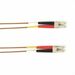 Black Box Fiber Optic Duplex Patch Network Cable - 26.30 ft Fiber Optic Network Cable for Network Device - First End: 2 x LC Network - Male - Second End: 2 x LC Network - Male - 10 Gbit/s - Patch Cable - OFNP - 50/125 µm - Brown - TAA Compliant