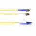 Black Box Fiber Optic Duplex Patch Network Cable - 16.40 ft Fiber Optic Network Cable for Network Device - First End: 2 x ST Network - Male - Second End: 2 x LC Network - Male - 1 Gbit/s - Patch Cable - OFNP - 9/125 µm - Yellow - TAA Compliant