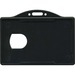 Advantus ID Card Holder - Support 3.38" (85.85 mm) x 2.13" (54.10 mm) Media - Horizontal - 25 / Pack - Black
