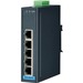 Advantech 5-Port Ethernet Switch w/ Wide Temp - 5 Ports - 2 Layer Supported - Twisted Pair - Wall Mountable, DIN Rail Mountable - 5 Year Limited Warranty