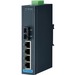 Advantech EKI-2525S Ethernet Switch - 4 Ports - 2 Layer Supported - Twisted Pair, Optical Fiber - Wall Mountable, DIN Rail Mountable - 5 Year Limited Warranty