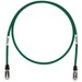 Panduit Cat.6a S/FTP Network Cable - 3.28 ft Category 6a Network Cable - First End: 1 x RJ-45 Network - Male - Second End: 1 x RJ-45 Network - Male - 10 Gbit/s - Patch Cable - Shielding - Green