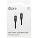 iStore USB-C to USB-C Charge & Sync Cable - 3.28 ft USB-C Data Transfer Cable - First End: 1 x USB 3.1 (Gen 2) Type C Male - Second End: 1 x USB 3.1 (Gen 2) Type C Male - 10 Gbit/s - Black