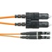 Panduit Fiber Optic Patch Cord - 22.97 ft Fiber Optic Network Cable for Network Device - First End: 2 x SC Network - Male - Second End: 2 x LC Network - Male - Patch Cable - 62.5/125 µm - Orange - 1
