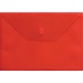 Lion Letter Recycled File Pocket - 8 1/2" x 11" - 180 Sheet Capacity - Polypropylene - Transparent, Red - 20% Recycled - 1 Each