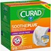 Curad SoothePlus Medium Non-stick Pads - 4" x 4" - 25/Box - White