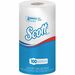 Scott Kitchen Roll Towels - 1 Ply - 102 Sheets/Roll - White - Paper - Durable, Absorbent - For Multipurpose, Multi Surface - 24 / Carton