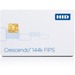 HID Crescendo 144K FIPS Seos 8K Prox - Proximity Card - 100 - White - Plastic