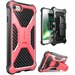 i-Blason Transformer Carrying Case (Holster) Apple iPhone 8 Smartphone - Pink - Impact Resistant Exterior, Shock Absorbing Interior - Polycarbonate Body - Holster, Belt Clip