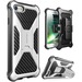 i-Blason Transformer Carrying Case (Holster) Apple iPhone 8 Smartphone - White - Impact Resistant Exterior, Shock Absorbing Interior - Polycarbonate Body - Holster, Belt Clip
