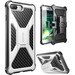 i-Blason Transformer Carrying Case (Holster) Apple iPhone 8 Plus Smartphone - White - Impact Resistant Exterior, Shock Absorbing Interior - Polycarbonate Body - Holster, Belt Clip